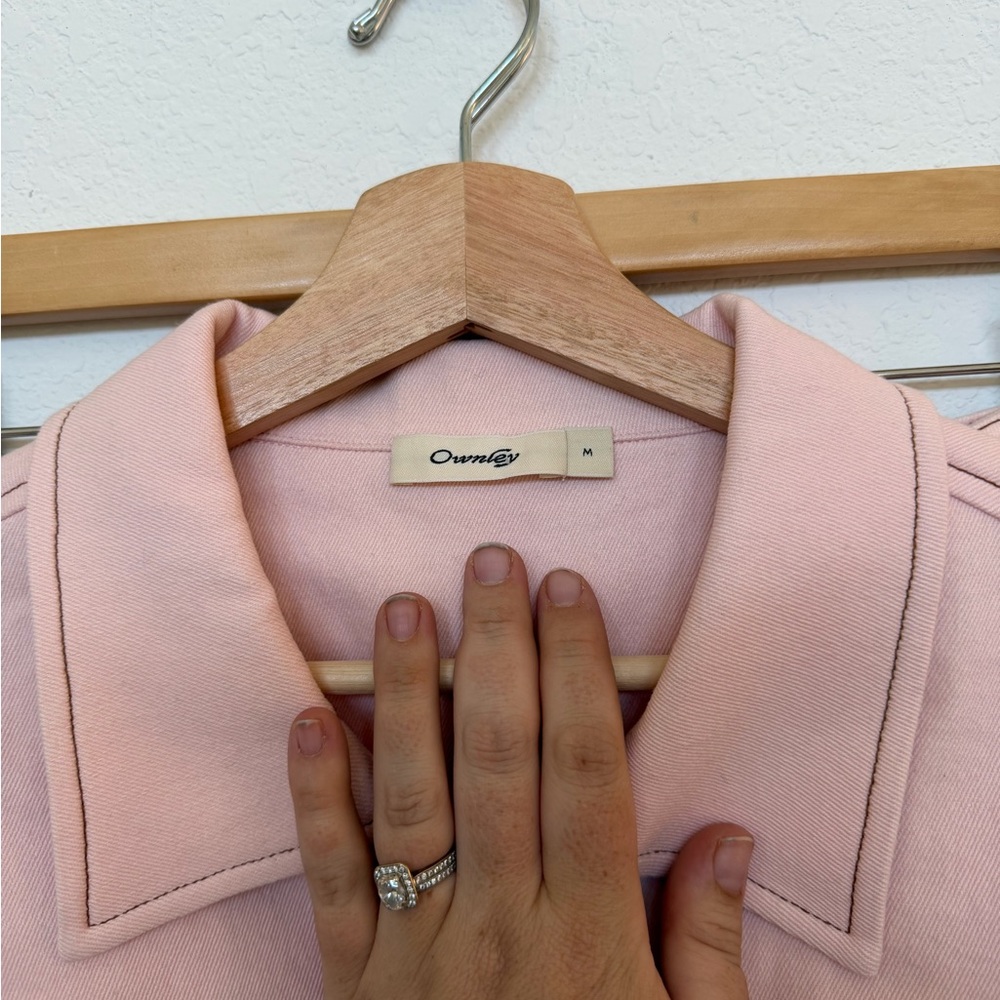 Ownley Denim Set in Dusty Pink Pink Cowgirl Outfit NWT Medium - Picture 2 of 10